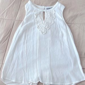 Daniel Rainn White Cotton Top